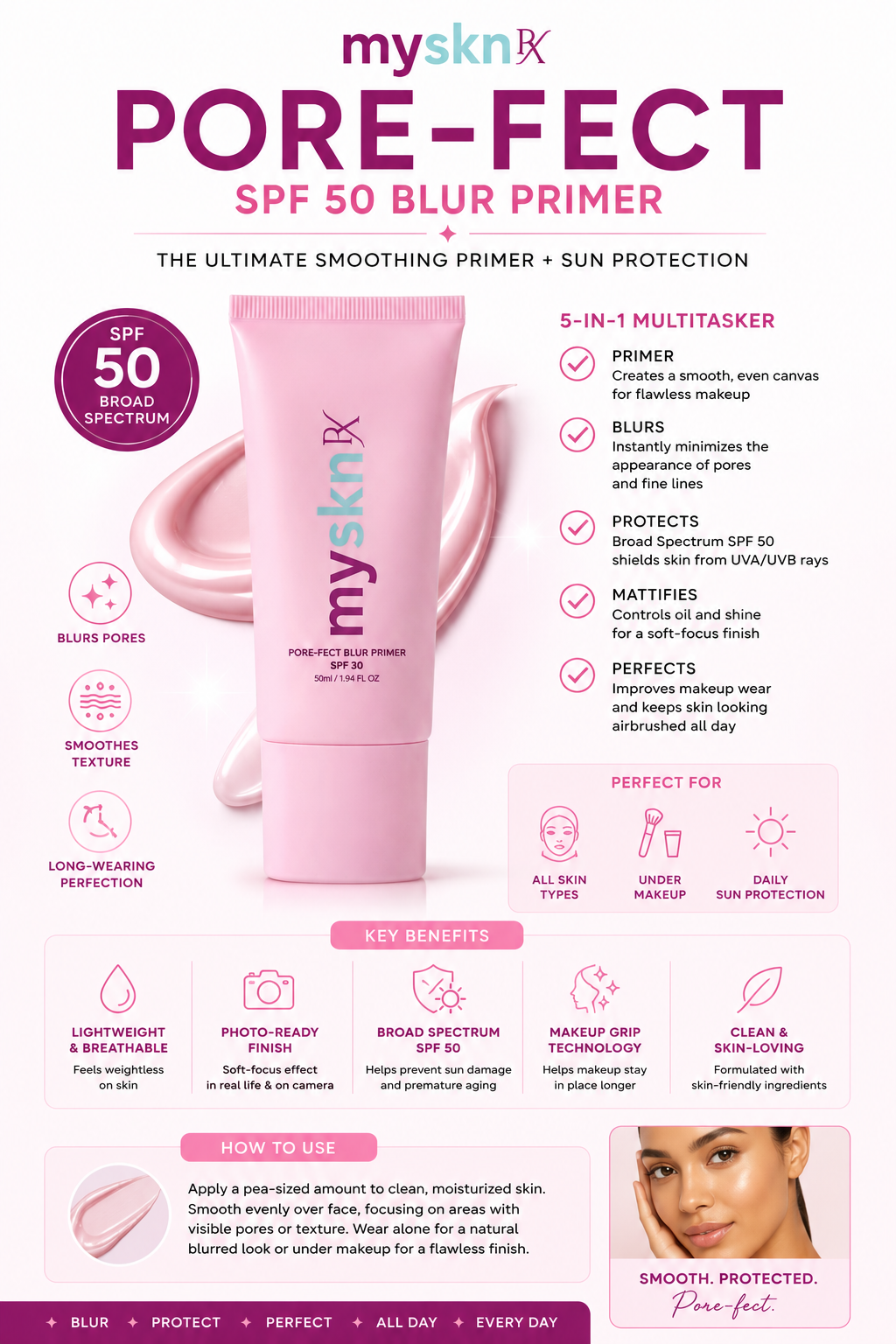 Pore-Fect SPF 50 Blur Primer