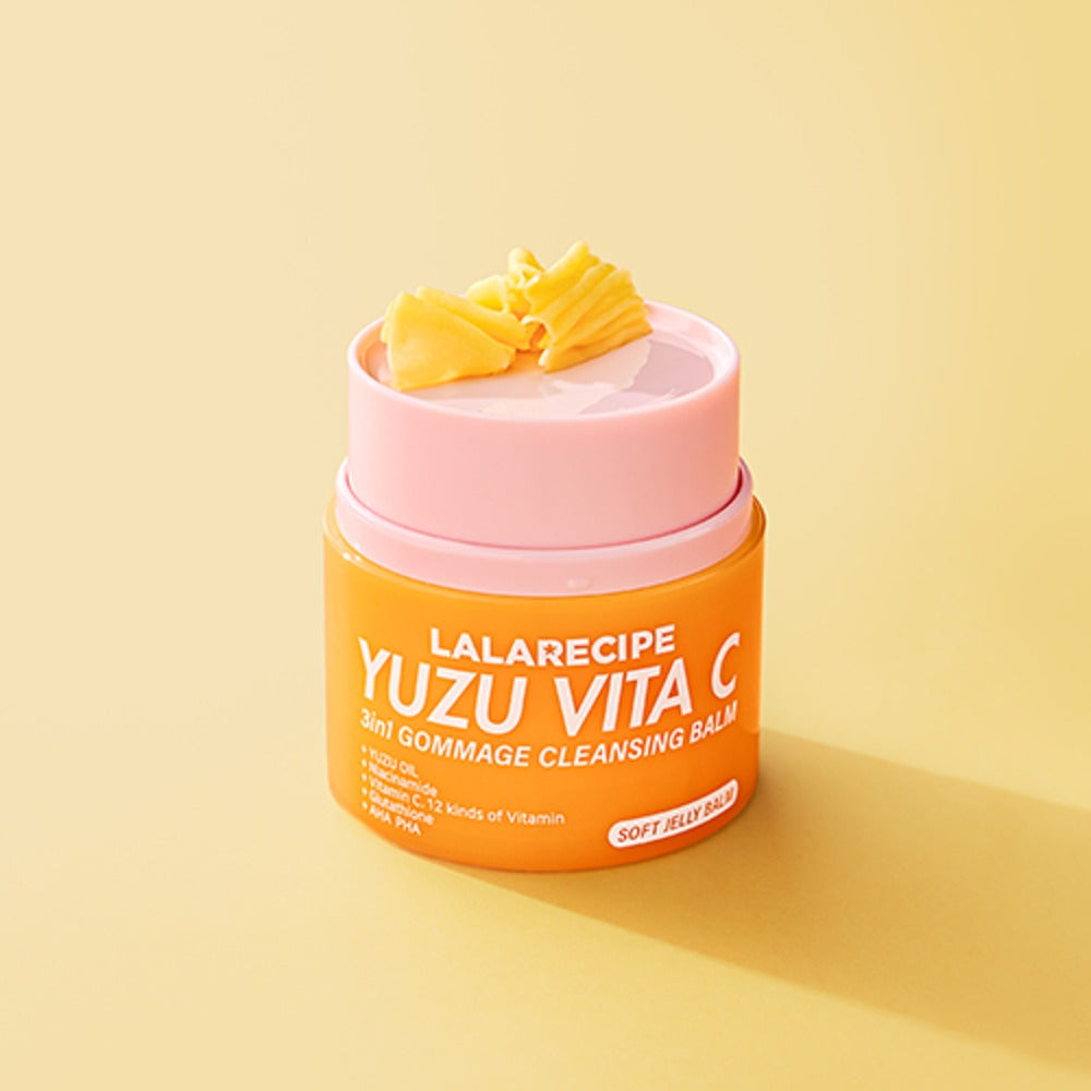 LALARECIPE YUZU Vita C 3in1 Gommage Cleansing Balm